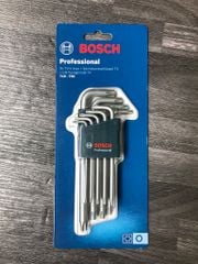 Bộ chìa vặn 9 món đầu bông chữ L Bosch 1600A01TH4