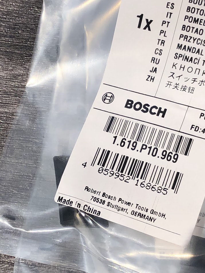 Nút công tắc Bosch GWS750-100 - 1619P10969