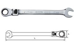 Cờ lê lắt léo tự động có chốt khóa 16mm Sata 46-809 (46809)