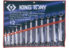 6-32mm bộ hai đầu miệng 12 cái hệ mét Kingtony 1712MR