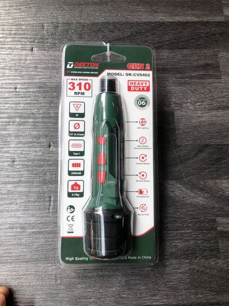Máy Vặn Vít Cầm Tay 4v Dekton DK-CV0402