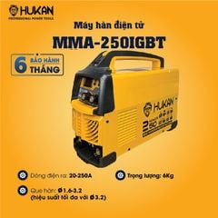 Máy hàn điện tử Hukan MMA-250
IGBT