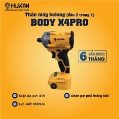 Thân máy bulong Hukan BODY
X4PRO