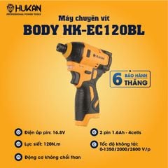 Thân máy chuyên vít Hukan BODY
HK-EC120BL