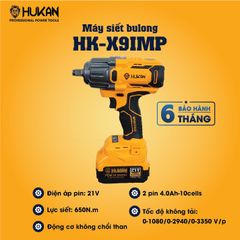 Máy siết bulong pin Hukan HK-X9IMP