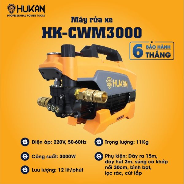 Máy rửa xe Hukan HK-CWM3000