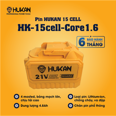 Pin 15Cells Hukan HK-15cell-Core1.6