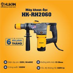 Máy khoan đục 2 chức năng Hukan HK-6-28T