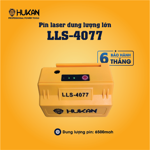 Pin laser dung lượng lớn Hukan LLS-4077