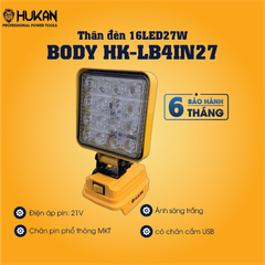 Thân đèn 16led 27W Hukan BODY
HK-LB4IN27