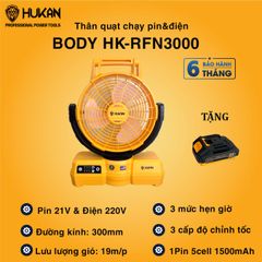 Thân quạt chạy pin Hukan BODY
HK-RFN3000