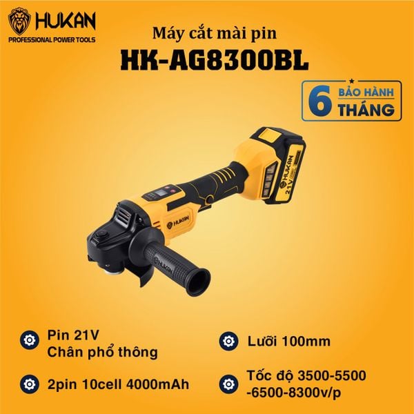 Máy mài pin Hukan HK-AG8300BL