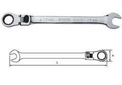 Cờ lê lắt léo tự động có chốt khóa 21mm Sata 46-814 (46814)