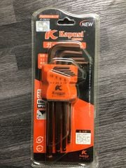 1.5-10mm Bộ lục giác đầu bi 9 cây Kapusi K-0830