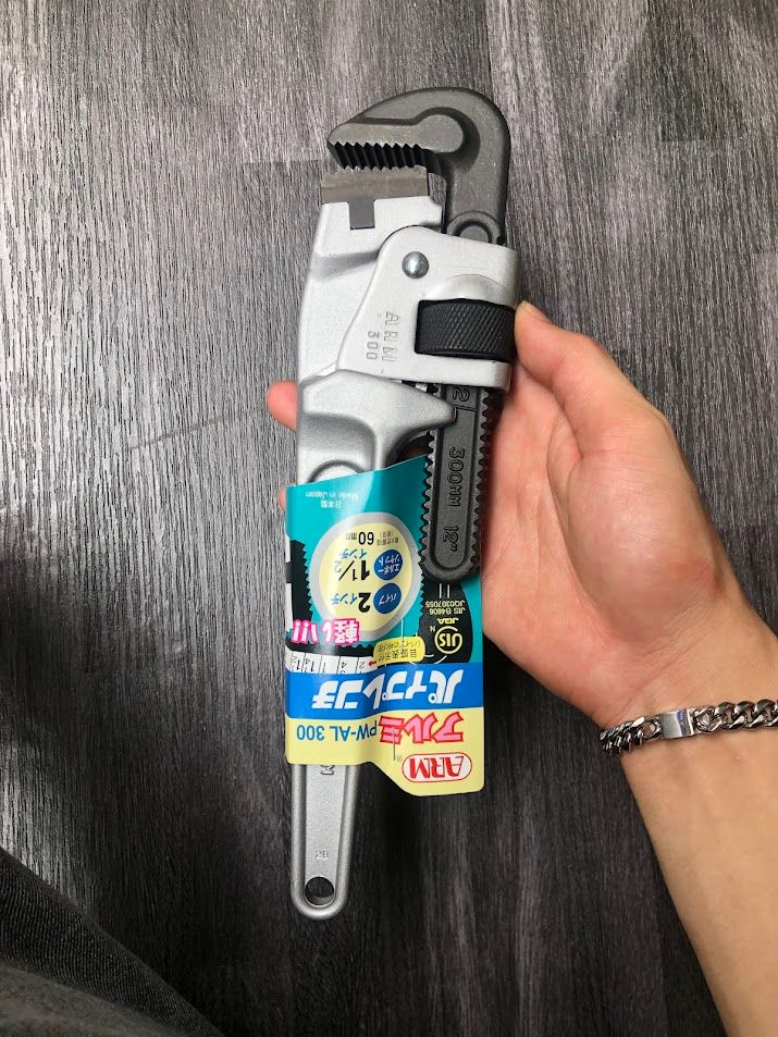Mỏ lết răng nhôm ARM 300mm PW-AL300