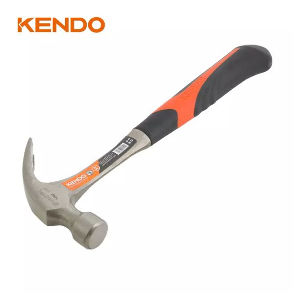 Búa nhổ đinh nguyên khối 450g/16oz tay cầm bọc nhựa Kendo - 25151