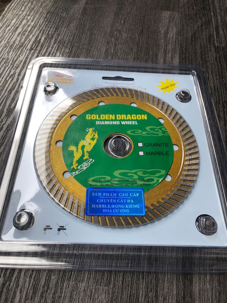 180mm Lưỡi cắt gạch đa năng Golden Dragon