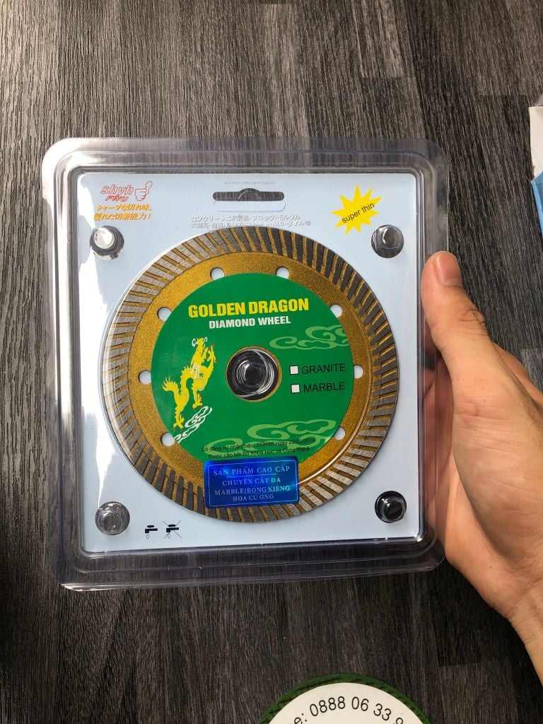 180mm Lưỡi cắt gạch đa năng Golden Dragon