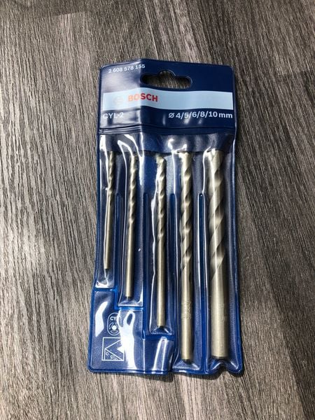 4-10mm Bộ mũi khoan tường 5 chi tiết Bosch 2608578155