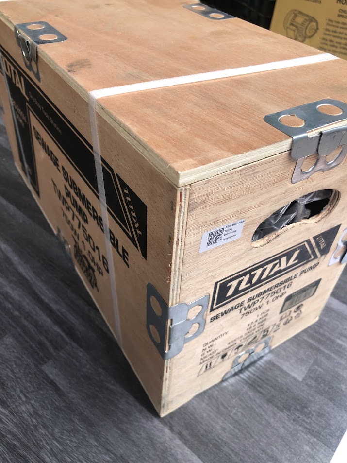 1HP Máy bơm chìm nước thải Total TWP775016