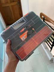 Hộp nhựa đựng đồ nghề 16 ngăn kích thước 29 x 22 x 6 cm Kendo - 90236