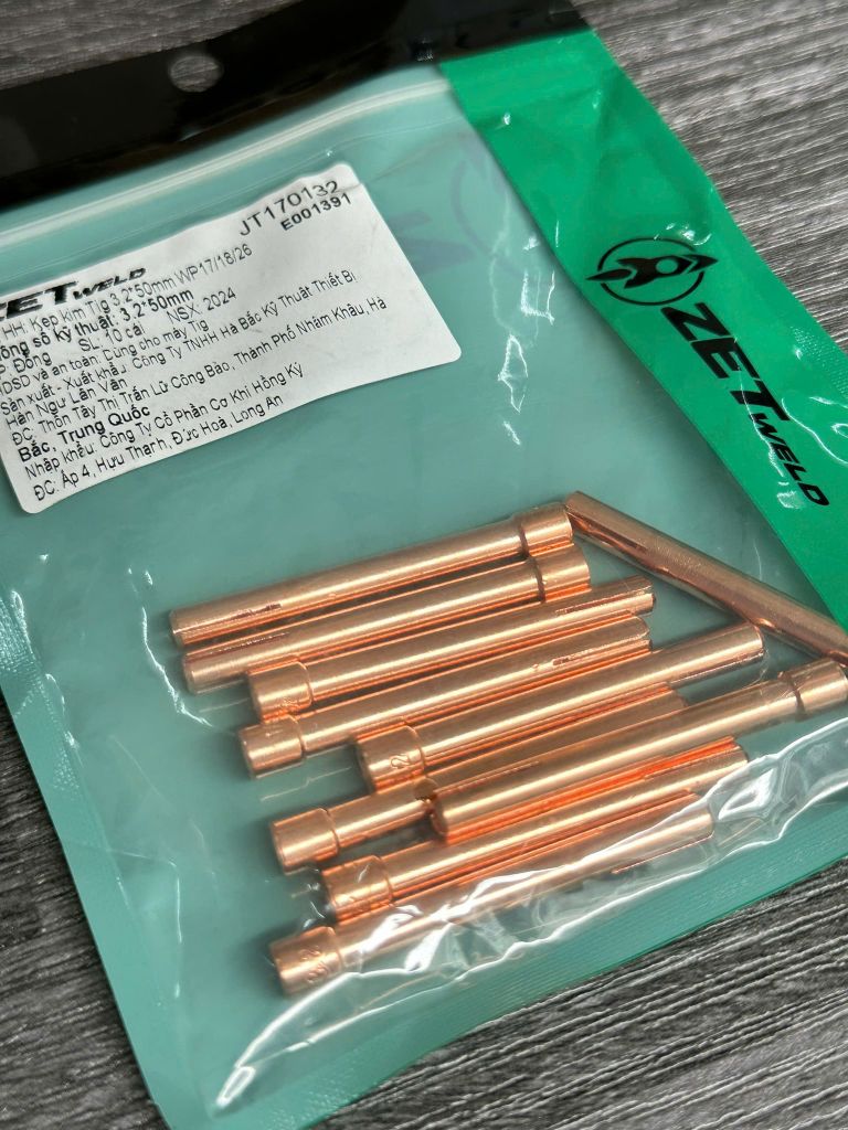 Kẹp kim Tig WP17/18/26 ZETweld 3.2*50mm