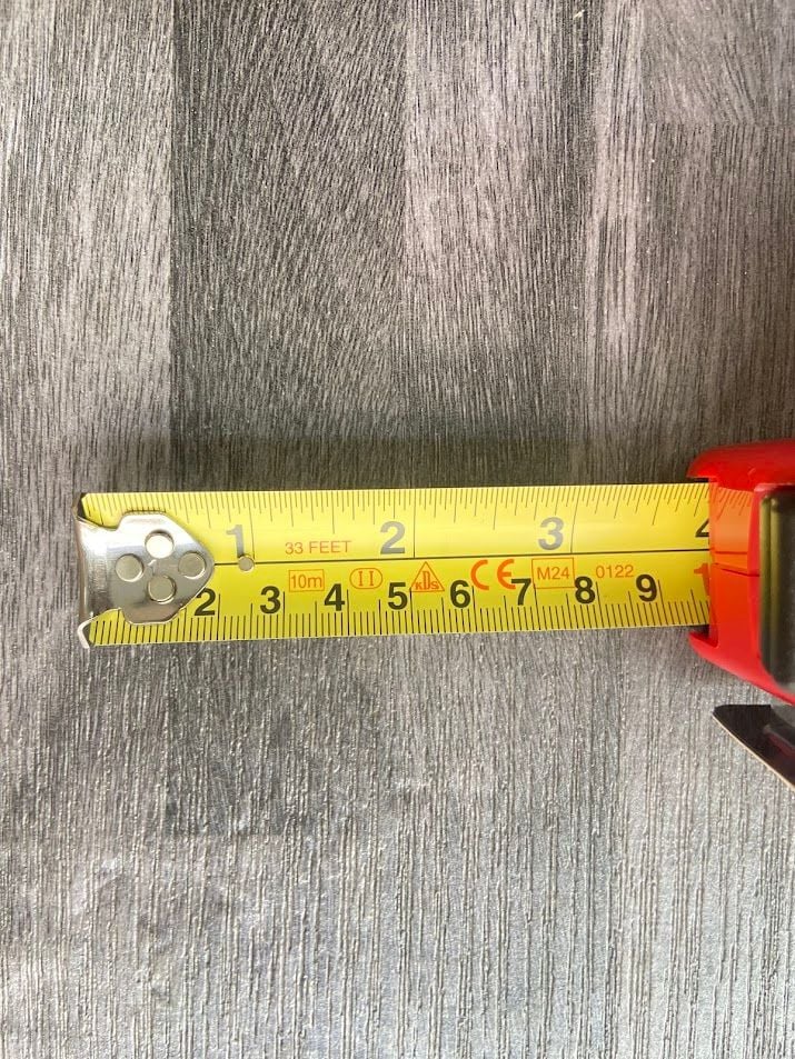 Thước cuộn thép 10m(hệ inch+met) 2 mặt màu vàng KDS ZS25-100YME