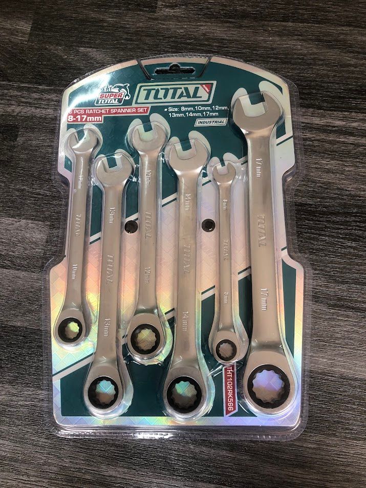 Bộ 6 Cờ lê miệng vòng 2 chiều Total THT102RK566