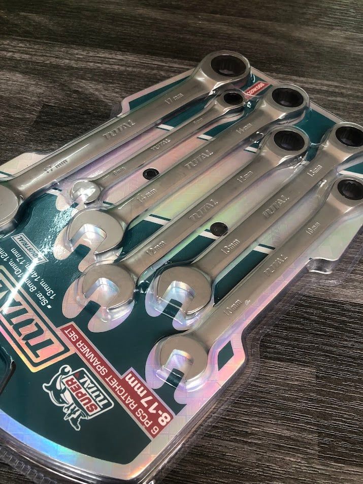 Bộ 6 Cờ lê miệng vòng 2 chiều Total THT102RK566