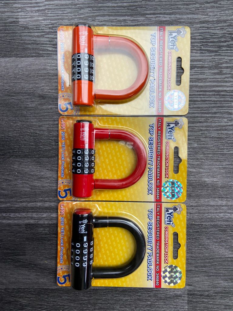 Khóa số Yeti 3P 3 số 330 đồng thau 346840