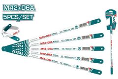 Bộ 5 lưỡi cưa sắt hợp kim 18T Total THTKT57185