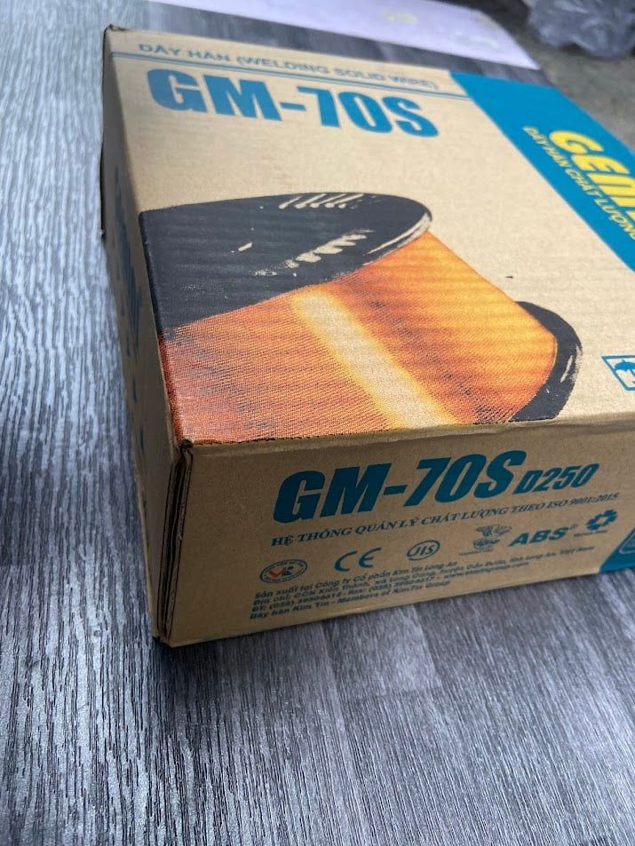 Dây hàn MAG GM70S D0.8 GEMINI loại 15kg/thùng