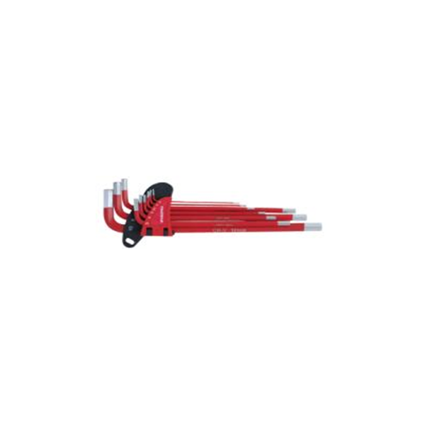 Bộ lục giác đầu bi kiểu chữ L, loại dài ( 1 SET = 9 cái), hệ inch WP222017
