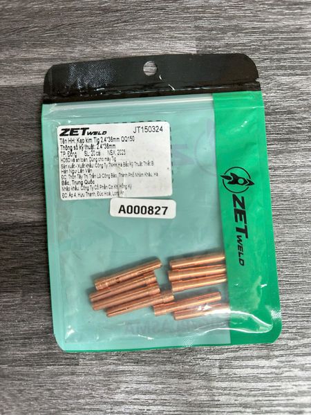 Kẹp kim Tig QQ150 ZETweld 2.4*36mm