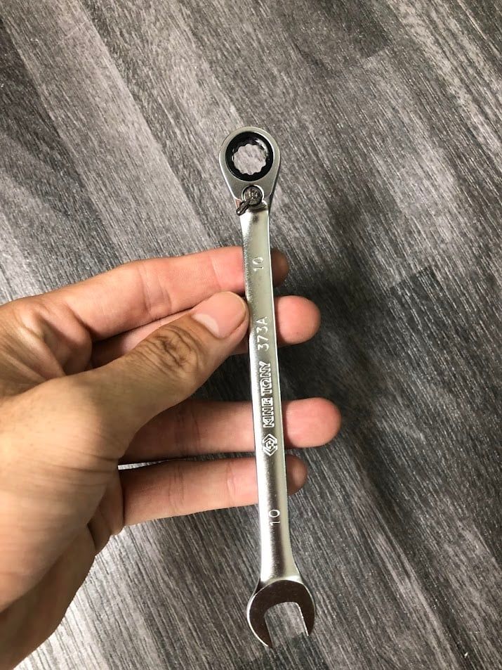 10mm Cờ lê vòng miệng tự động Kingtony 373A10M