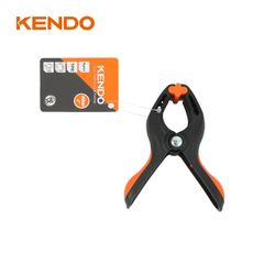 Kẹp lò xo tay cầm bọc nhựa TPR kích thước 3 inch 84mm Kendo - 40101
