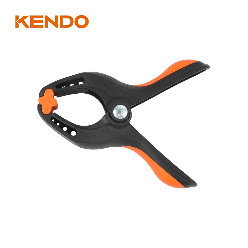 Kẹp lò xo tay cầm bọc nhựa TPR kích thước 3 inch 84mm Kendo - 40101