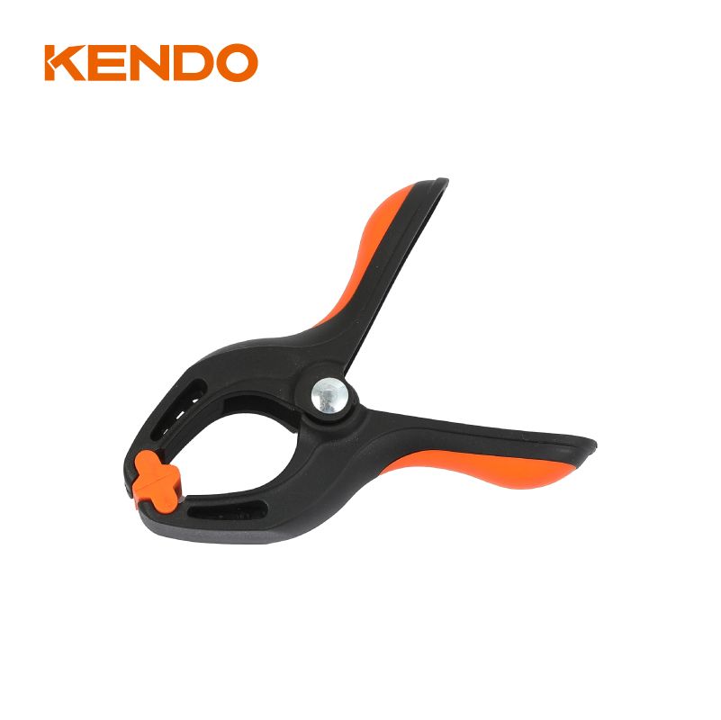 Kẹp lò xo tay cầm bọc nhựa TPR kích thước 3 inch 84mm Kendo - 40101