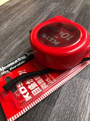 Thước cuộn thép 10m(hệ inch+met) 2 mặt màu vàng KDS ZS25-100YME