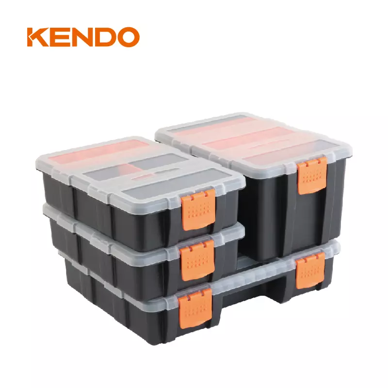 Hộp nhựa đựng đồ nghề 4 trong 1 (4 cái/bộ) Kendo - 90237