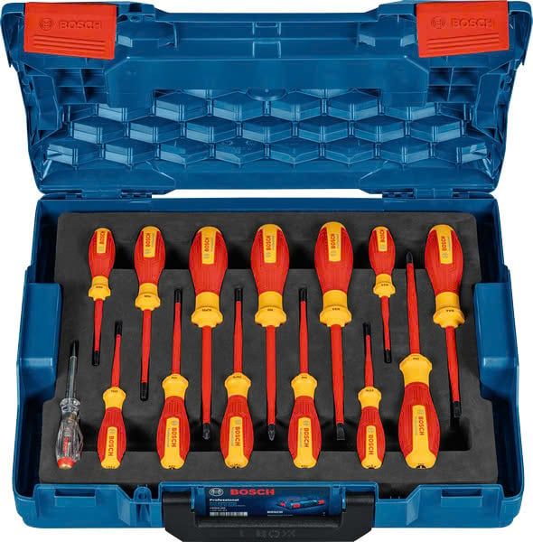 Bộ tua vít cách điện VDE 14 món Bosch 1600A02NF9