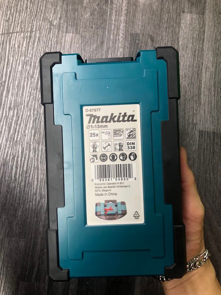 BỘ MŨI KHOAN KIM LOẠI HSS-CO 25CÁI/BỘ Makita D-67577