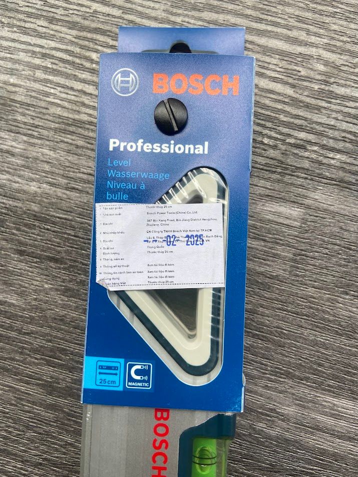 Thước thủy 25 cm Bosch 1600A016BN