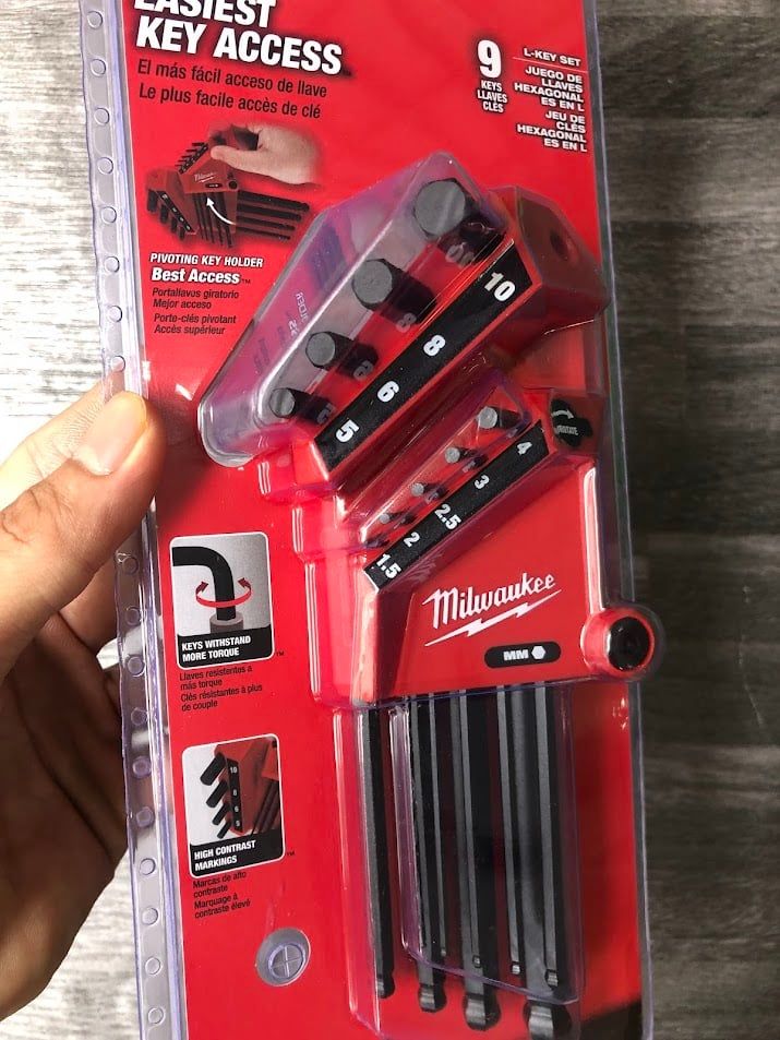 Bộ lục giác chữ L Milwaukee 48-22-2186