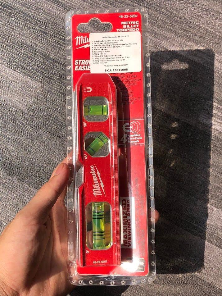Thước thủy cở nhỏ Milwaukee 48-22-5207V
