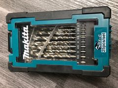 BỘ MŨI KHOAN KIM LOẠI HSS-G 25CÁI/BỘ Makita D-67555