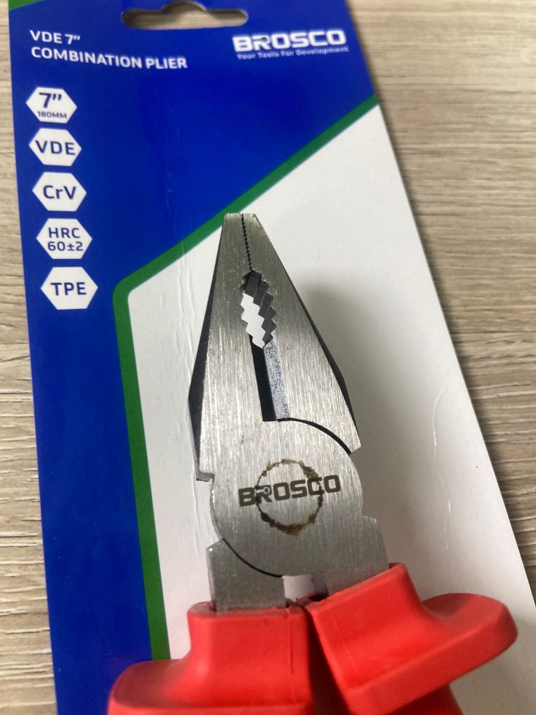 Kìm kết hợp cách điện 1000V VDE bằng thép Cr-V 7