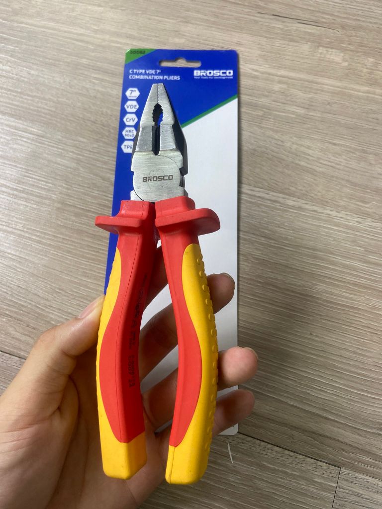 Kìm kết hợp loại C cách điện 1000V VDE bằng thép Cr-V 7