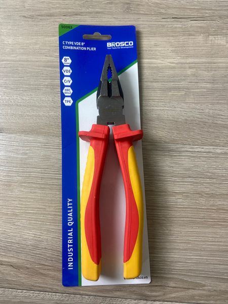 Kìm kết hợp loại C cách điện 1000V VDE bằng thép Cr-V 8