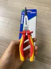Kìm nhọn cách điện 1000V VDE bằng thép Cr-V 6